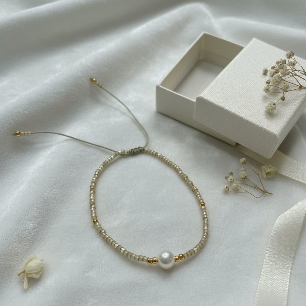 BRACELET MINIMALIST WITH PEARL