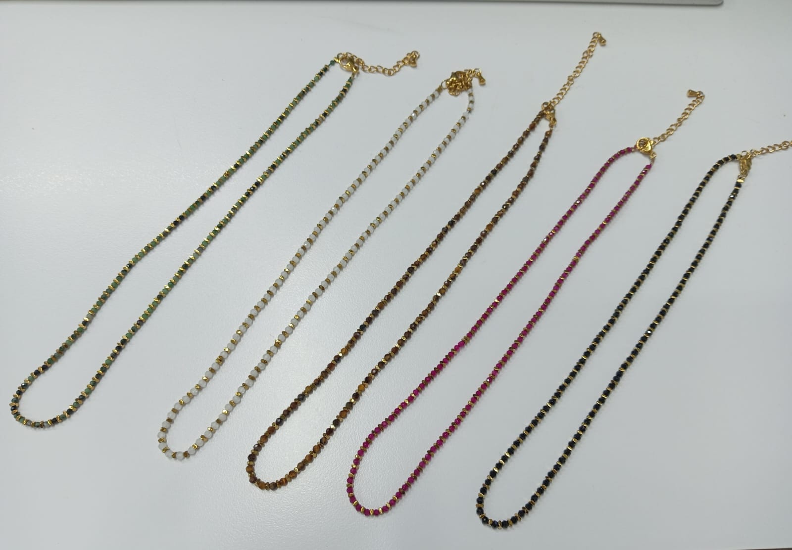 NECKLACE TOURMELINE STONE