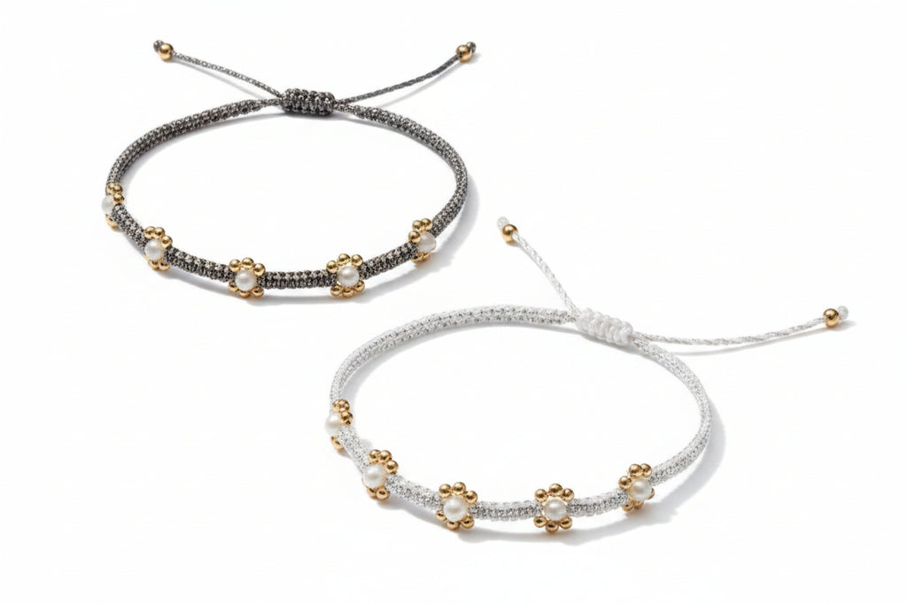 SHIMMERING FLOWER BRACELET