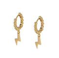 ARROW-SHAPED HOOP EARRINGS