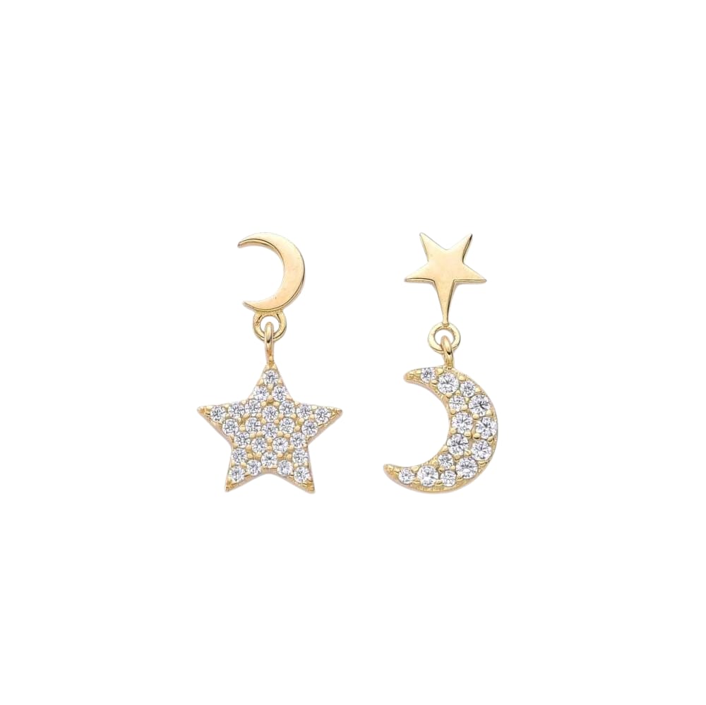 MOON AND STAR EARRINGS