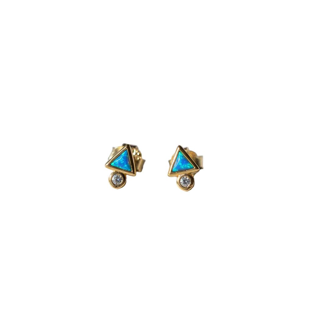 MERMAID TRIANGLE EARRINGS