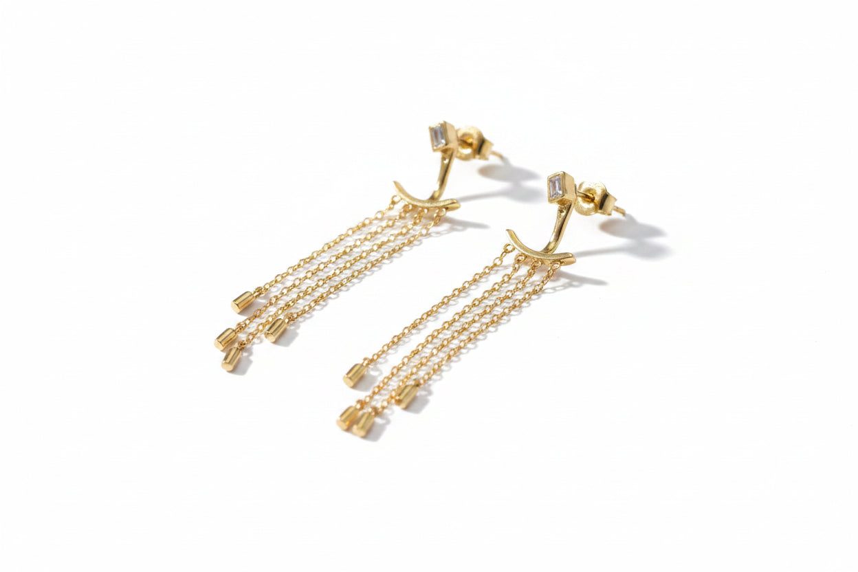 EARRING LLUVIA DORADA