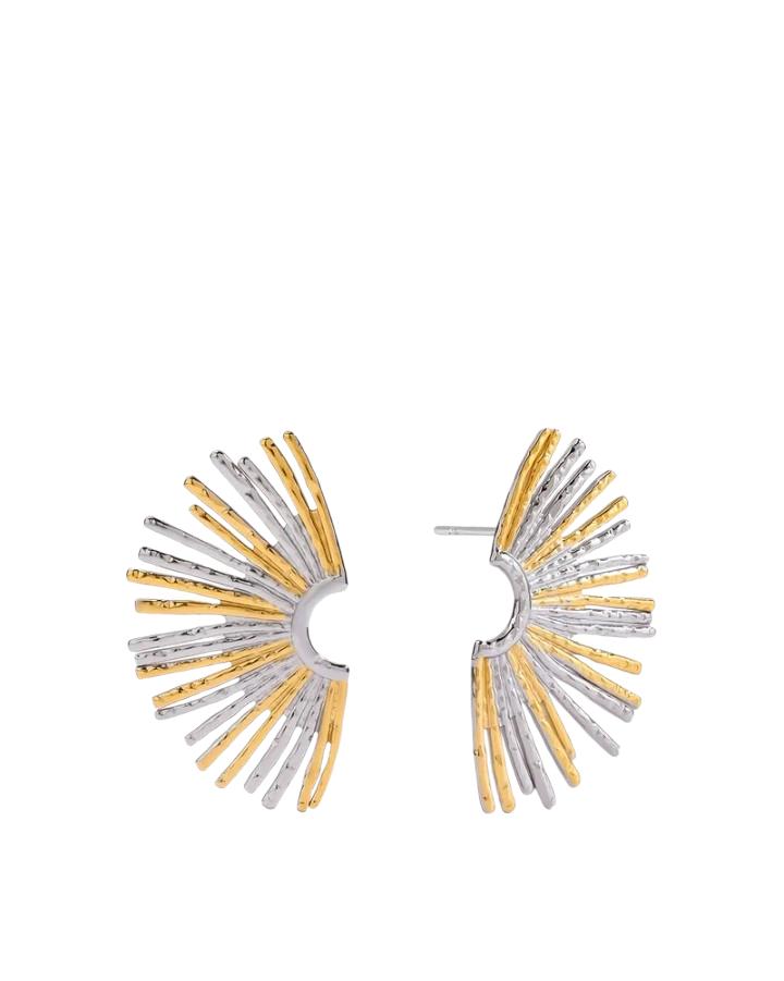 EARRING RAYOS DORADOS