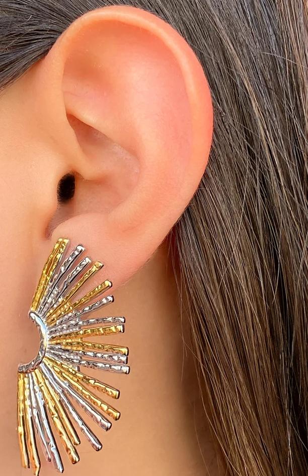 EARRING RAYOS DORADOS