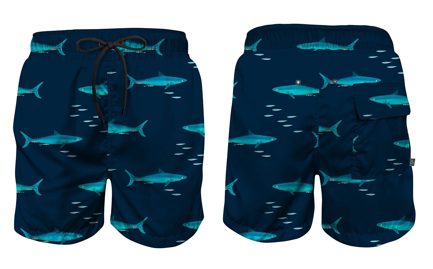 TIBURONES AZUL SHORT