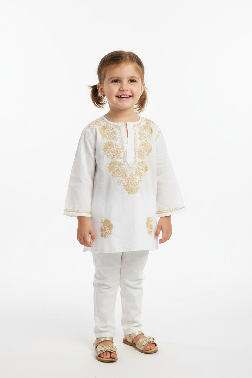 BLOUSE FOR GIRL MULTICOLOR EMBROIDERED