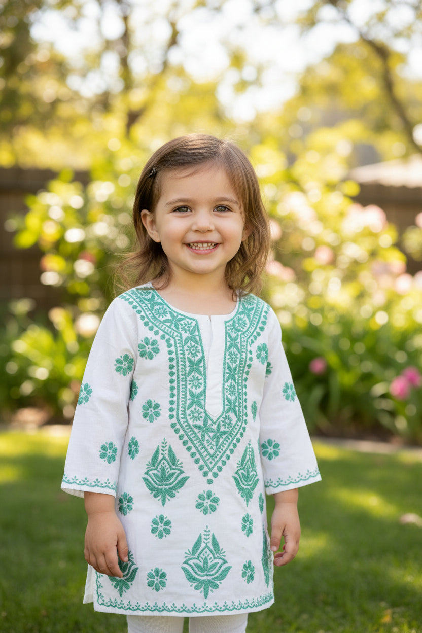 BLOUSE FOR GIRL MULTICOLOR EMBROIDERED