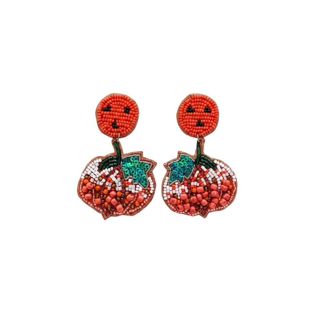 EARRINGS PUMPKIN