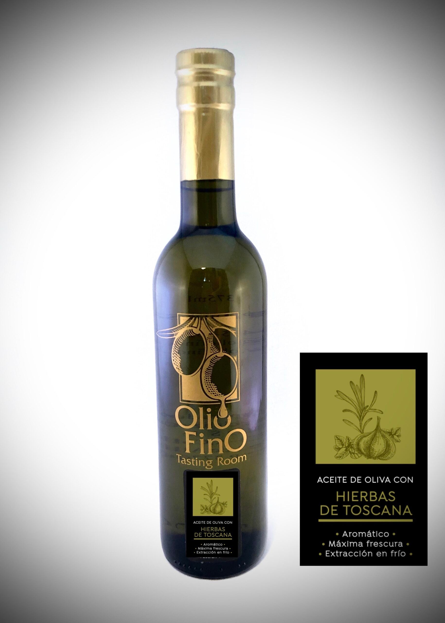 EXTRA VIRGIN OLIVE OIL HIERBAS DE TOSCANA 375ML