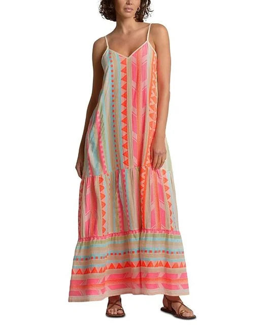 MAXI DRESS NEON AZTEC