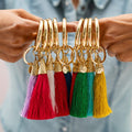 ELOISE TASSEL BAG CHARM MULTICOLOR - Sax Style
