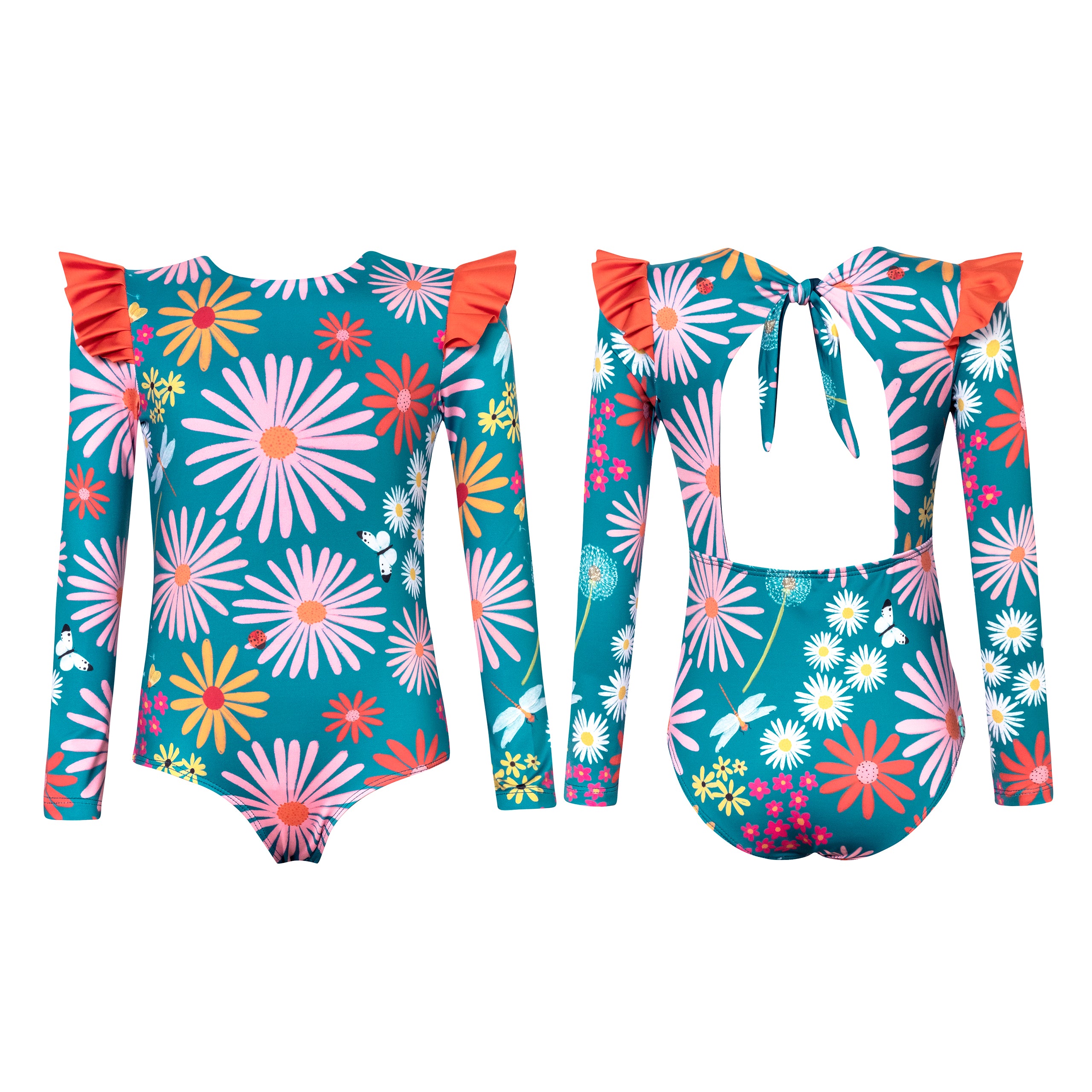GARDEN AZUL SWIMSUIT ENTERO - Sax Style