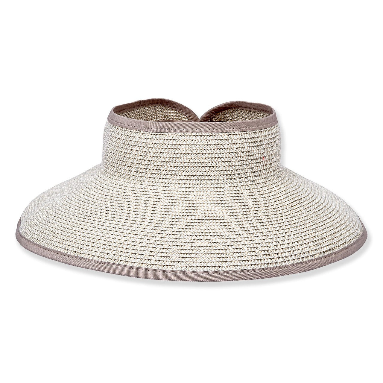 PAPERBRAID ROLLUP VISOR,BRIM