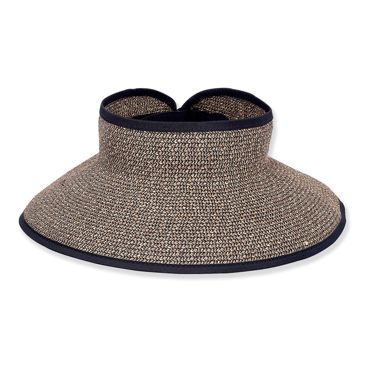 PAPERBRAID ROLLUP VISOR,BRIM