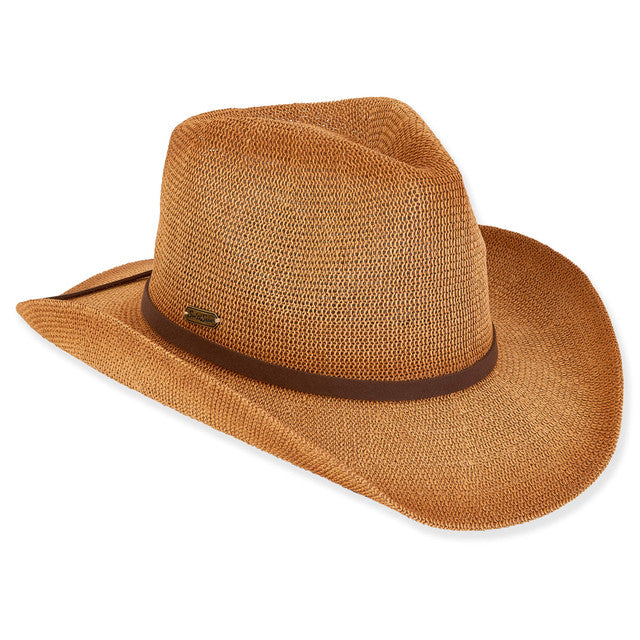 POLY KNIT WESTERN HAT