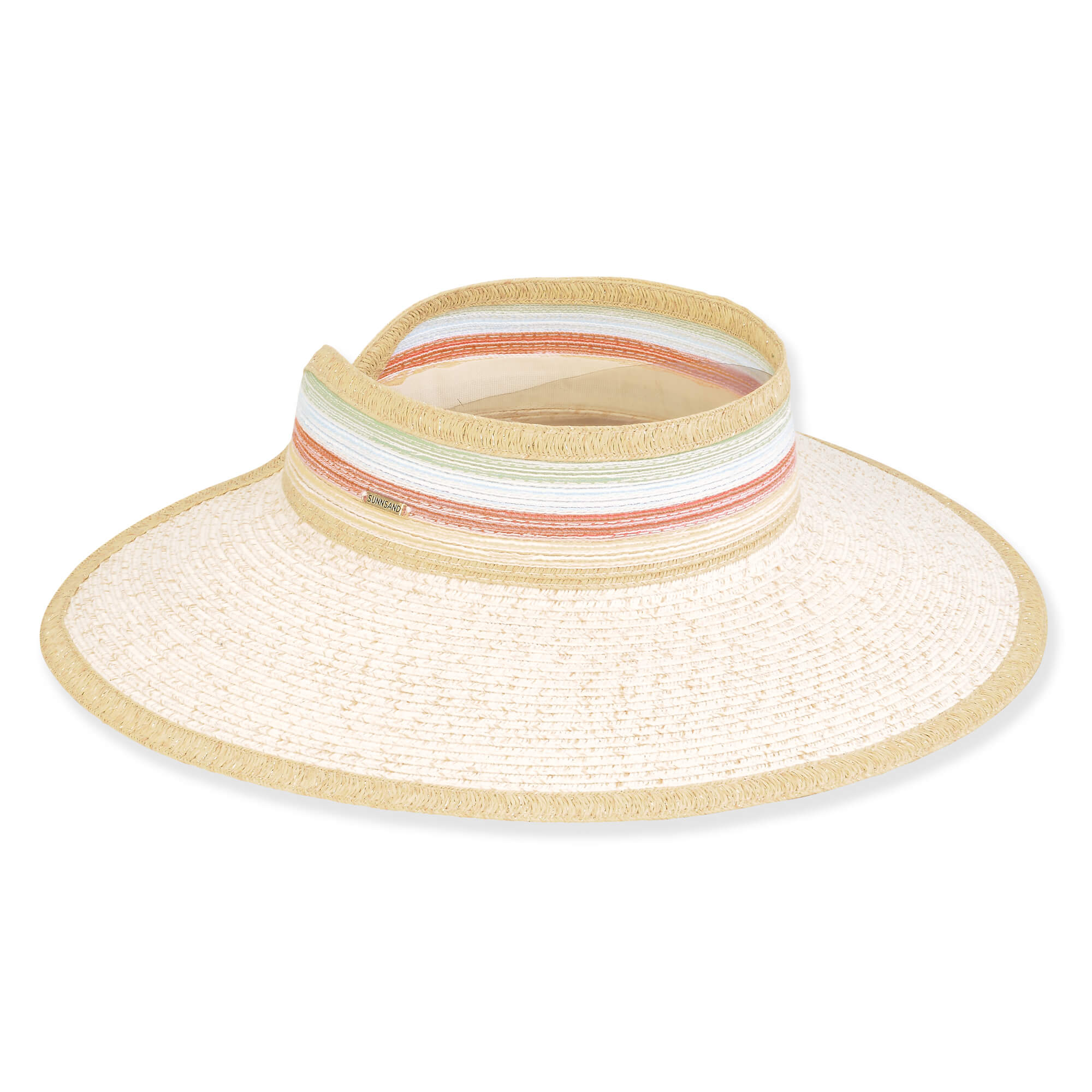 Women's Poly Braid Visor - Sax Style