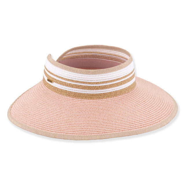 PAPER BRAID ROLL UP VISOR