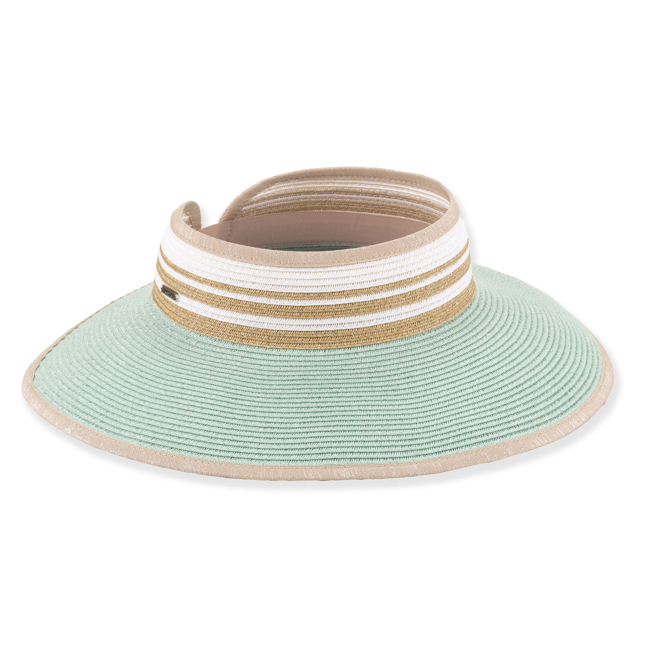 PAPER BRAID ROLL UP VISOR