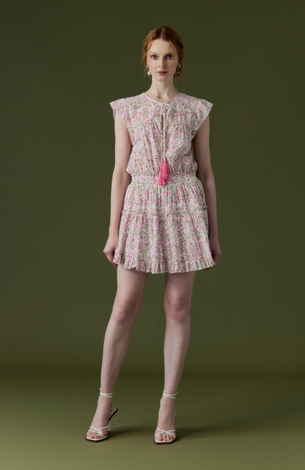 BELLE DRESS PINK - Sax Style
