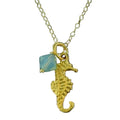 Gold Seahorse Necklace