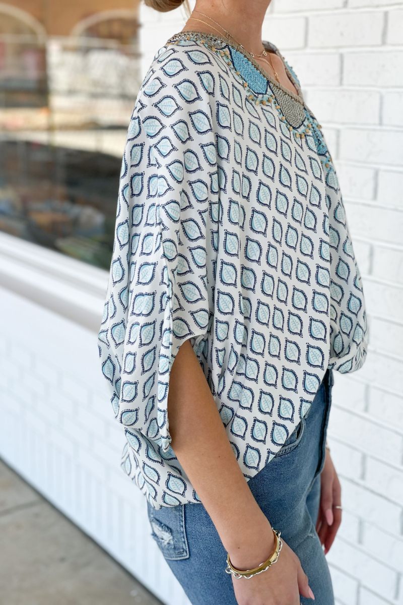 JAIPUR MIAMI TOP BLUE