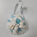 PECTEN XMAS ORNAMENT W/ SEA-GLASS