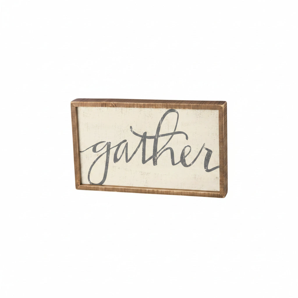 BOX SIGN-GATHER
