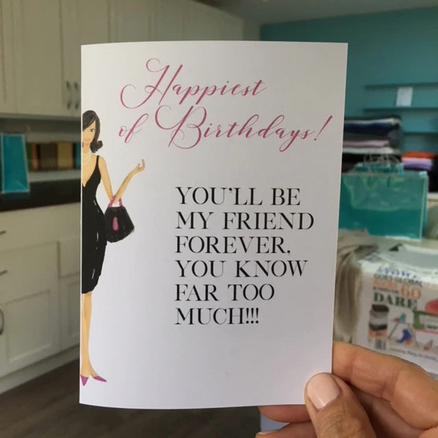 FOREVER Greeting card