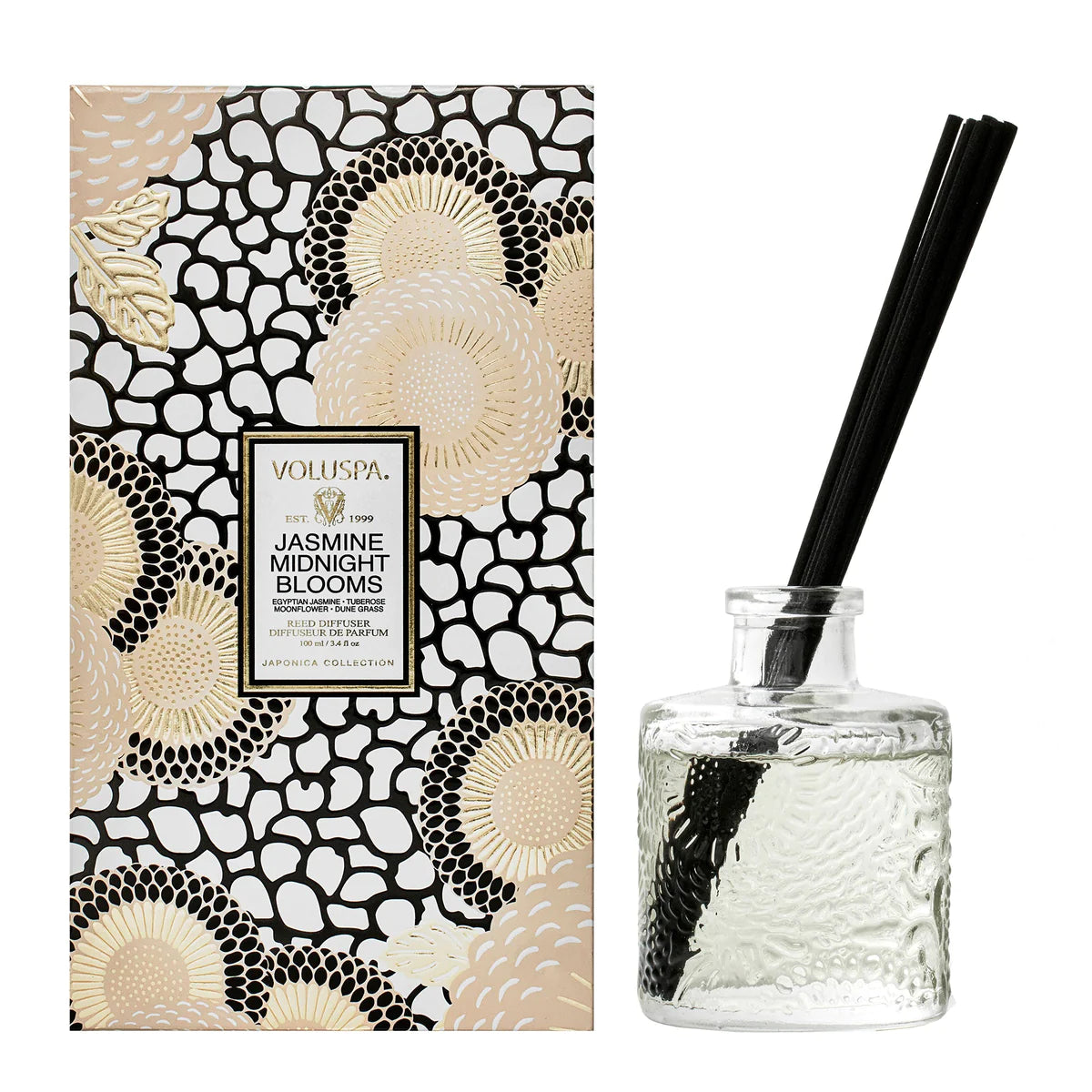JASMINE MIDNIGHT BLOOMS REED DIFFUSER 100ML