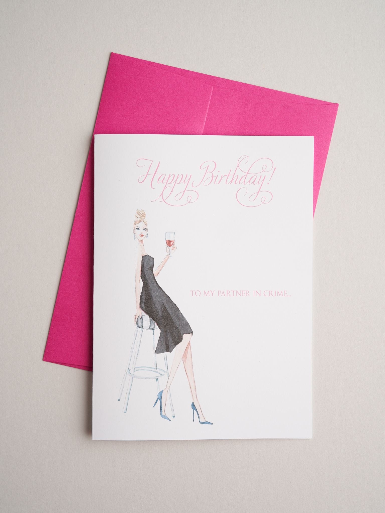 Partner in Crime Greeting card - Sax Style