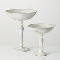 RUSTIC WHITE PEDESTALS